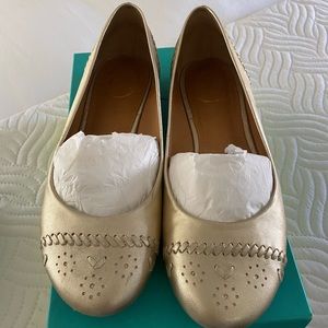 Platinum Jack Roger flats